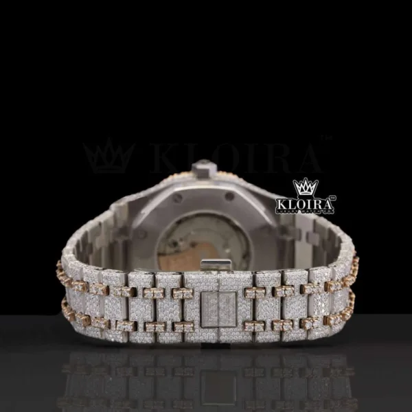 Womens Moissanite AP Watch Caseback View