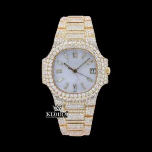 Womens Moissanite Patek Philippe Watch