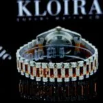 Womens Moissanite Rolex Watch Bracelet View