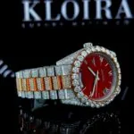 Womens Moissanite Rolex Watch Right Profile View
